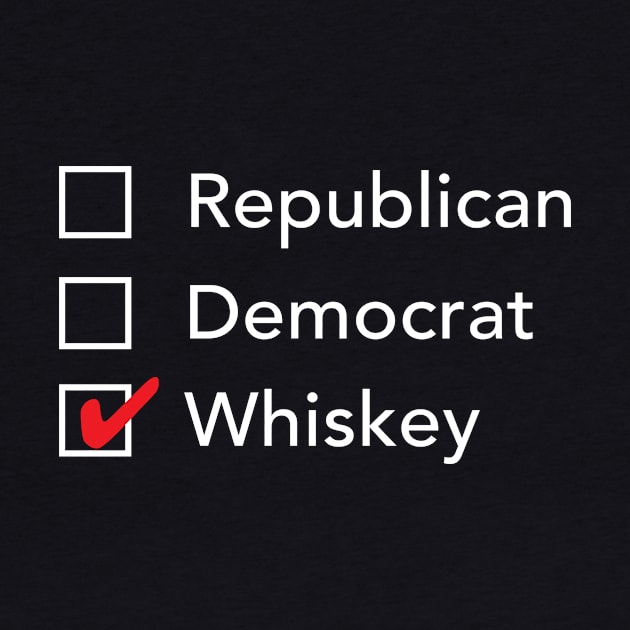 Republican Democrat Whiskey by zubiacreative